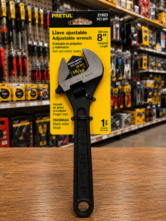 LLAVE EXPANSIVA PROFESIONAL PAVONADA 8"