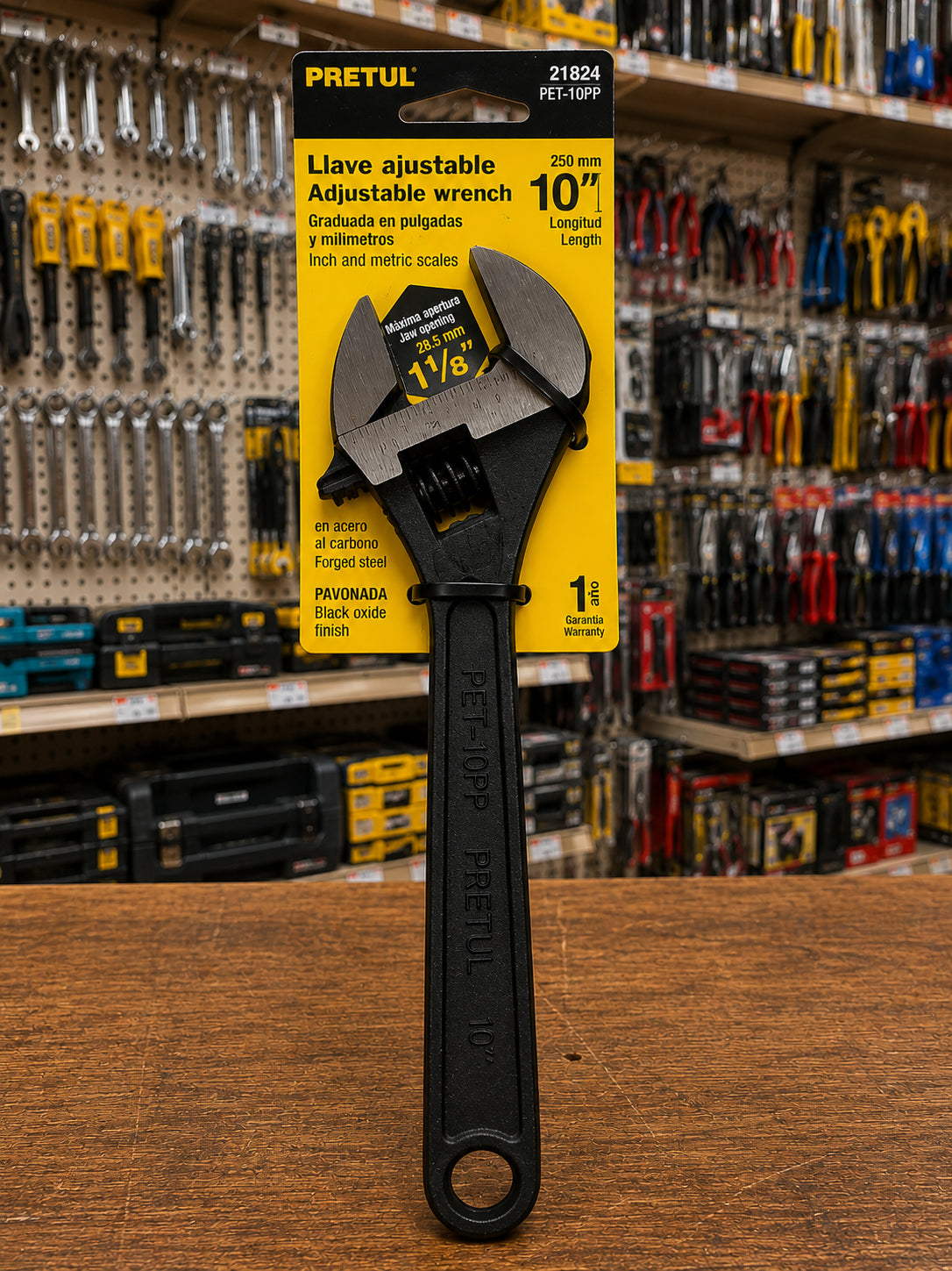 LLAVE EXPANSIVA PROFESIONAL PAVONADA 10"