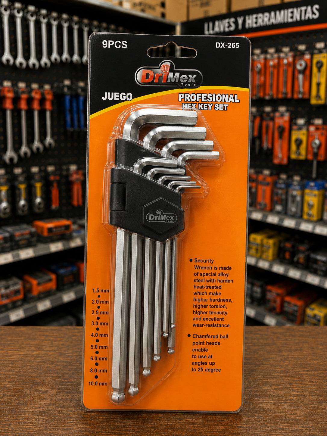 JUEGO DE 9 LLAVES DRIMEX