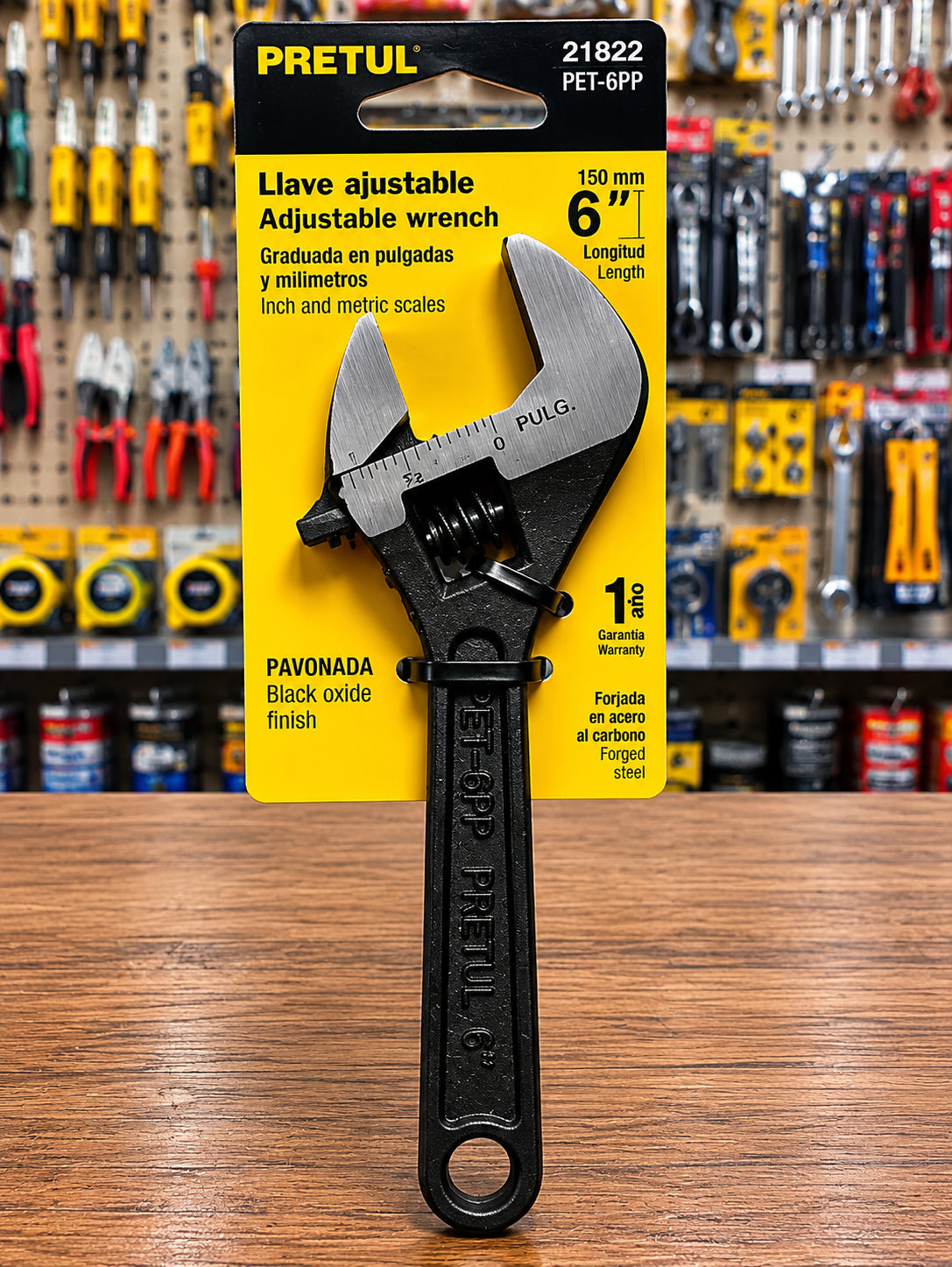 LLAVE EXPANSIVA PROFESIONAL PAVONADA 6"