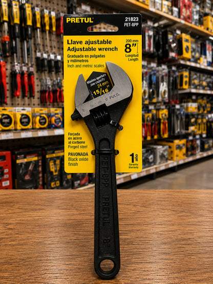 LLAVE EXPANSIVA PROFESIONAL PAVONADA 8"