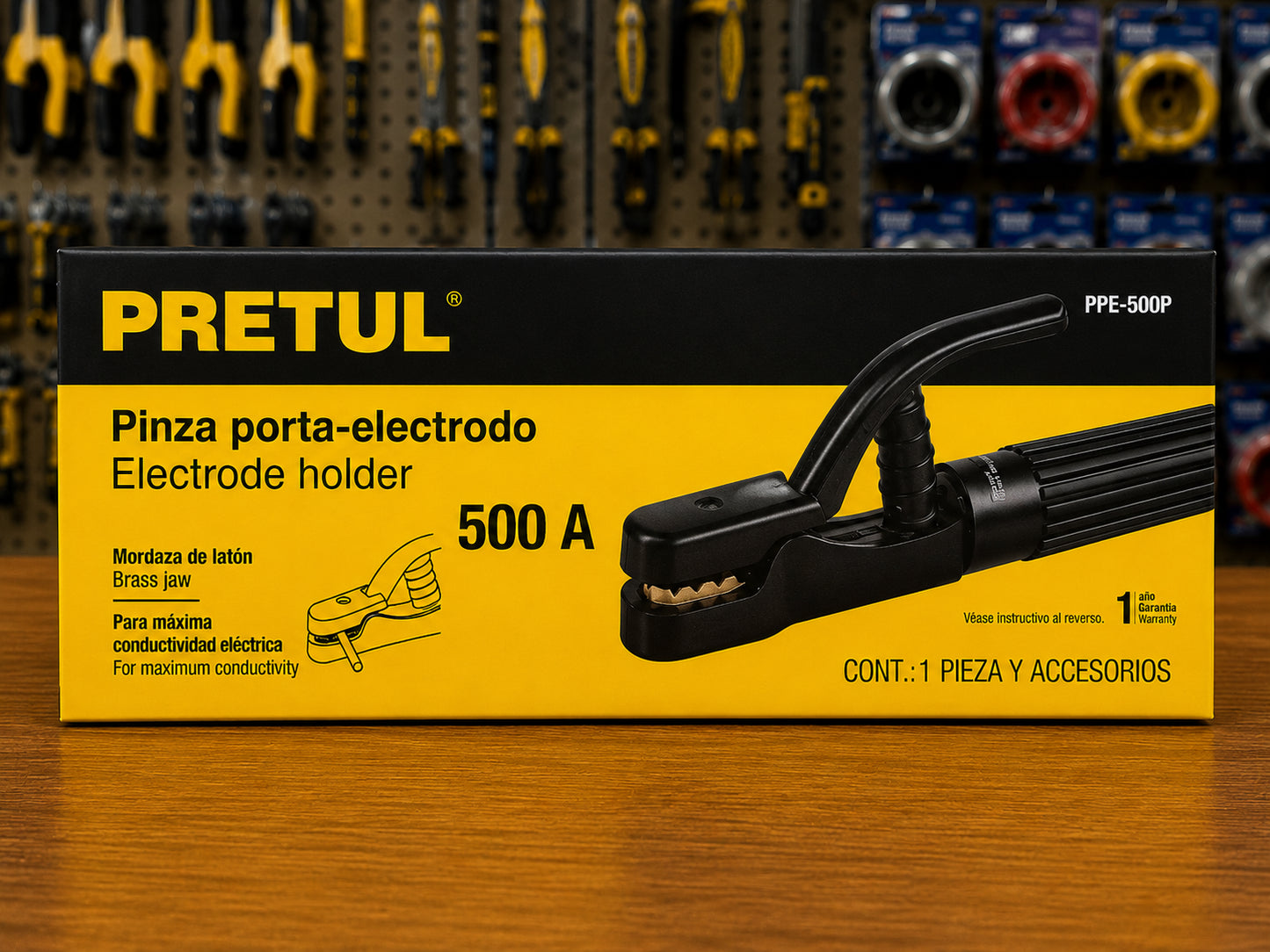 PINZA PORTA-ELECTRODO