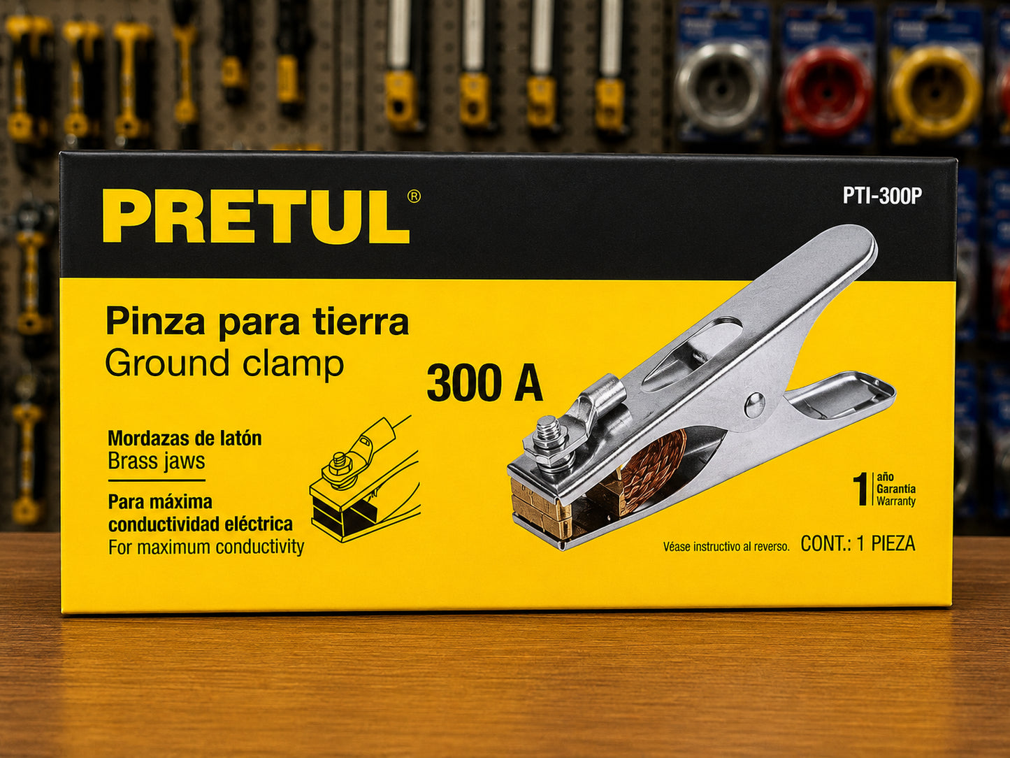 PINZAS PARA TIERRA 300A